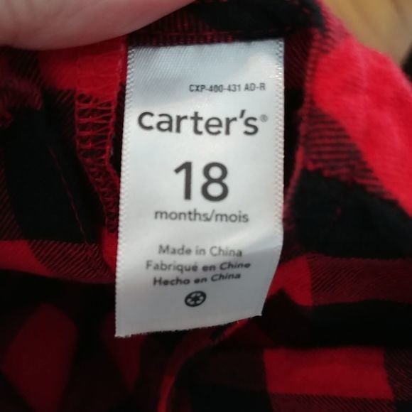 Carters Red Buffalo‎ Plaid Blouse - Picture 4 of 4